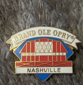Rare Grand Ole Opry / Wsm Radio 650am Pin Nashville,  Tn - Pinnacle Design