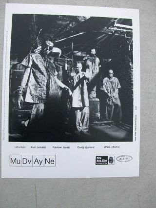 " Mudvayne 2001 Epic 8 X 10 Promo Photo " Alt.  Metal / Kud /