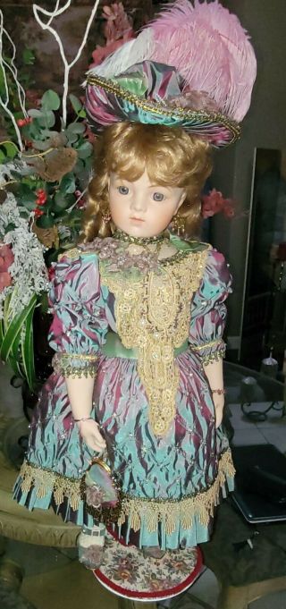 Patricia Loveless Doll 30 " Victorian Romance Porcelain Bru Jne