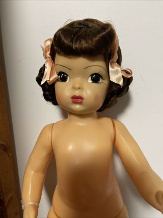 Terri Lee Auburn Doll 1950 ' s In Swimsuit Stamped Tag 2