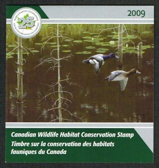 Canada Wildlife Conservation 2009 Booklet Unitrade Fwh25