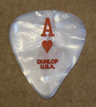 Aerosmith - Joe Perry Ace of Hearts Las Vegas Pearl Guitar Pick 2