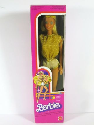 Nib Barbie Doll 1980 Golden Nights Vintage 3207 Foreign Issue