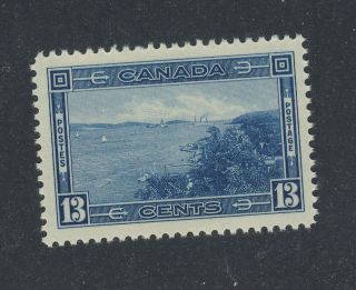 Canada Mnh Vf Stamp 242 - 13c Halifax Harbor Mnh Vf Guide Value = $30.  00