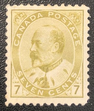 1903 Canada Stamp Kevii Olive 7c Stamp