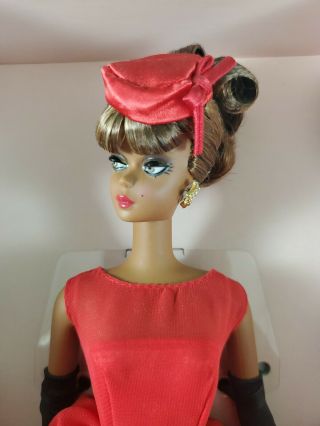 Little Red Dress Fashion Barbie African American Collector Doll Gold Label Nrfb