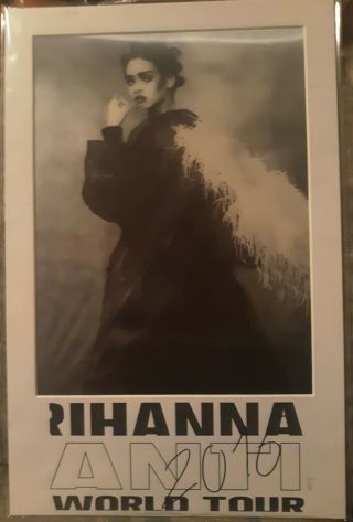 Rihanna Anti World Tour Lenticular Poster 2016 In Package Never Opened