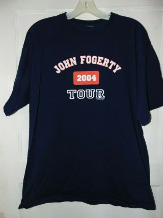 John Fogerty 2004 Heavy Duty T - Shirt Men 