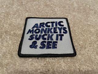 Arctic Monkeys Suck It And See Patch 3” X 3”