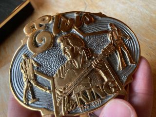 Elvis The King 1985 Collector’s Edition Belt Buckle