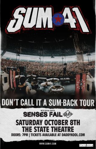 Sum 41 [concert Poster] 11 X 17