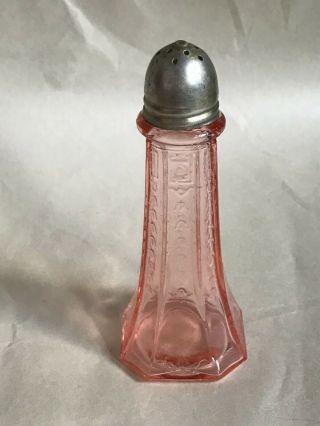 Vintage Anchor Hocking Princess Pink Depression Glass Salt Or Pepper Shaker