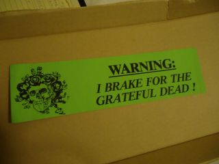 Grateful Dead Bumper Sticker 