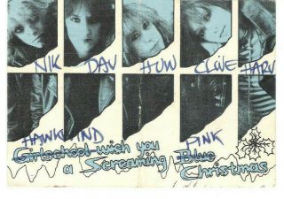 Hawkwind Nik Turner Hand Written Postcard 1984