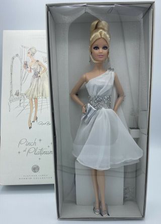 Barbie Collector Bfc Exclusive 2011 Pinch Of Platinum Barbie Doll Platinum Label
