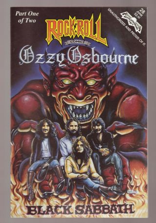Ozzy Osbourne - Rock - N - Roll Comic Book Glossy Vf