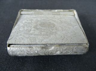 Antique 18th Century English Worked Pewter Snuff Box C1790 As Collected