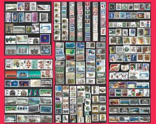 Canada Early To Modern Selection 276 Stamps Complete & Part Sets 0923