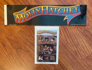 Vintage Molly Hatchet Hit Parade Bumper & Mini - Poster Sticker - Stock