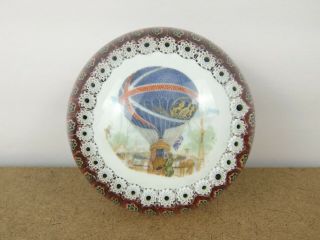 Vintage Art Glass Hot Air Balloon Paperweight (item B10)