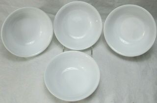 4 Corelle Morning Blue 6 1/4 " Soup Or Cereal Bowls - Usa Made