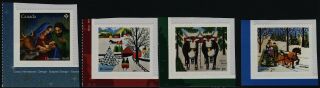Canada 3254 - 7 Mnh Christmas,  Art,  Animals,  Horses,  Maud Lewis