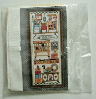 Antiques Sampler Counted Cross Stitch Kit Design 87243 Opened Not Stitched