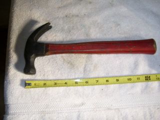 Antique Carpenters Claw Hammer - Faint Logo - Octagon Head And Tapered Handle