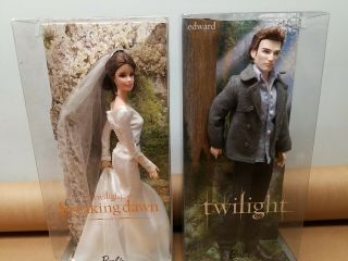 Bella & Edward The Twilight Saga Breaking Dawn Part 1 Barbie Pink Label