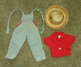 12b—vintage—1960 Rebecca Of Sunnybrook Farm/clothes To 12” Ideal Shirley Temple