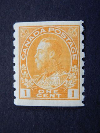 126 Mnh 1c Orange Yellow King George V " Admiral " Coil,  1923 Cv=$37.  50