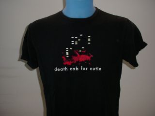 Death Cab For Cutie 2006 Tour Black T Shirt M