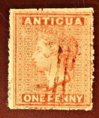 Catalinastamps: Antigua Stamp 1893 2,  Scv=$60,  Lot A12
