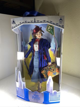 Disney Store 2018 Mary Poppins Returns Le Doll 4000 17” With Shipper Nib