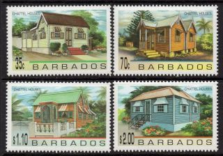 Barbados Mnh 1996 Sg1093 - 96 Chattel Houses