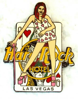 Hard Rock Hotel Las Vegas Sexy Hearts Babe Playing Card Pin Le
