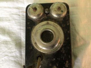 Antique Wall Phone for Repair or Parts 2
