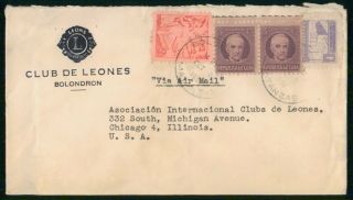 Mayfairstamps Habana 1951 Club De Leons Bolondron Lions Club Chicago Cover Wwo_2