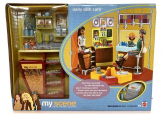 Vintage Mattel Barbie My Scene Daily Dish Cafe Play Set