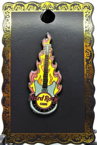 Hard Rock Cafe Four Winds Casino Limited Edition Flaming Guitar Pin