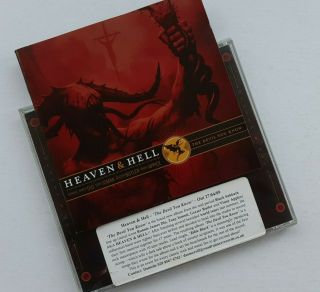 Heaven & Hell - The Devil You Know - Stickered Promo Cd Rare Lp Black Sabbath