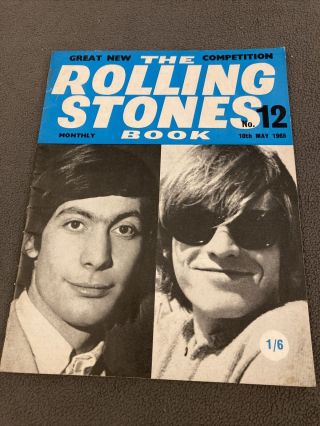 The Rolling Stones Monthly Book No 12 (may) 1965 Edited By Brian Jones
