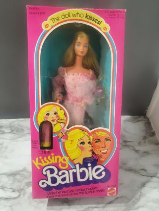 Vintage Doll Barbie Kissing 2597 1978 Complete Superstar Era
