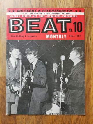 Beat Monthly No.  10 Beatles Cover February 1964