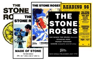 Stone Roses - Set Of 5 A4 Posters 3