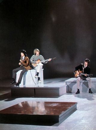 Rolling Stones Poster Page.  Brian Jones & Keith Richards & Bill Wyman.  Rso