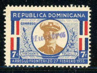 Dominican Republic Mnh Specimen Muestra: Scott 301 7c Haiti Border Treaty $$$