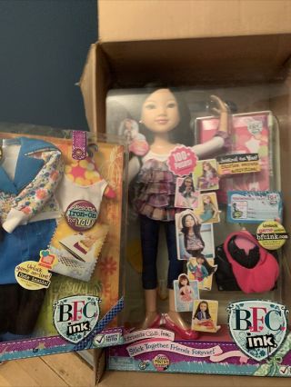 Bfc Ink 18 " Yuko Articulated Best Friend Club Asian Doll Mga Clothes
