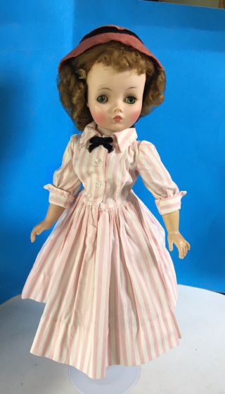 Ma Cissy Doll 1956 Tagged Iconic Candy Striped Dress