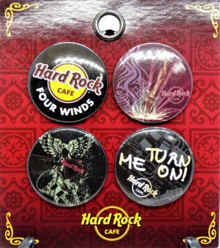 Hard Rock Cafe Four Winds Casino Limited Edition 4 Pin Set 2